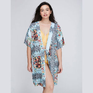 Lane Bryant Cacique Printed Cocoon Overpiece
